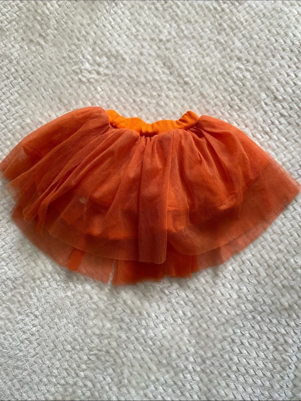 Girls Halloween 3-Piece Outfit Set Shirts & Orange Tutu
